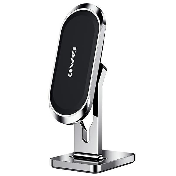 AWEI X19 Dashboard Magnetic Car Mount Silver/Black 