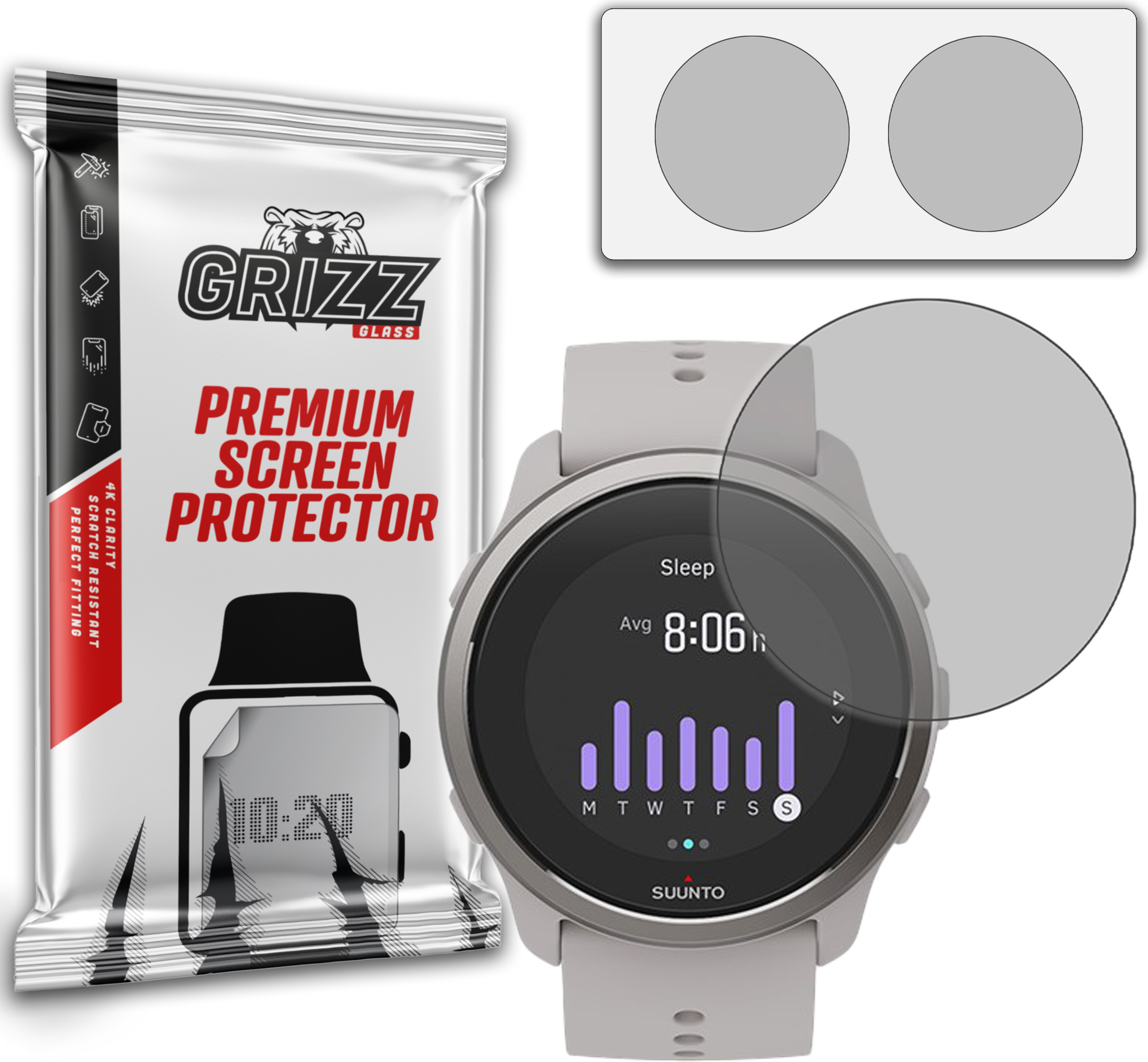 GrizzGlass PaperScreen Suunto 5 Peak