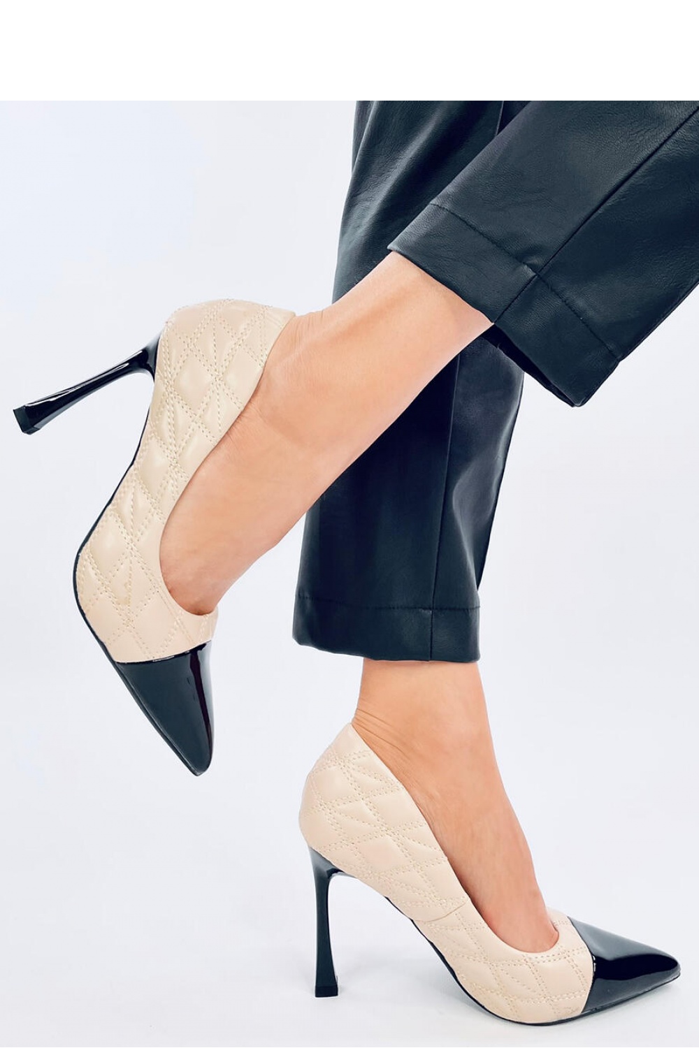  Strappy high heels model 192739 Inello  beige
