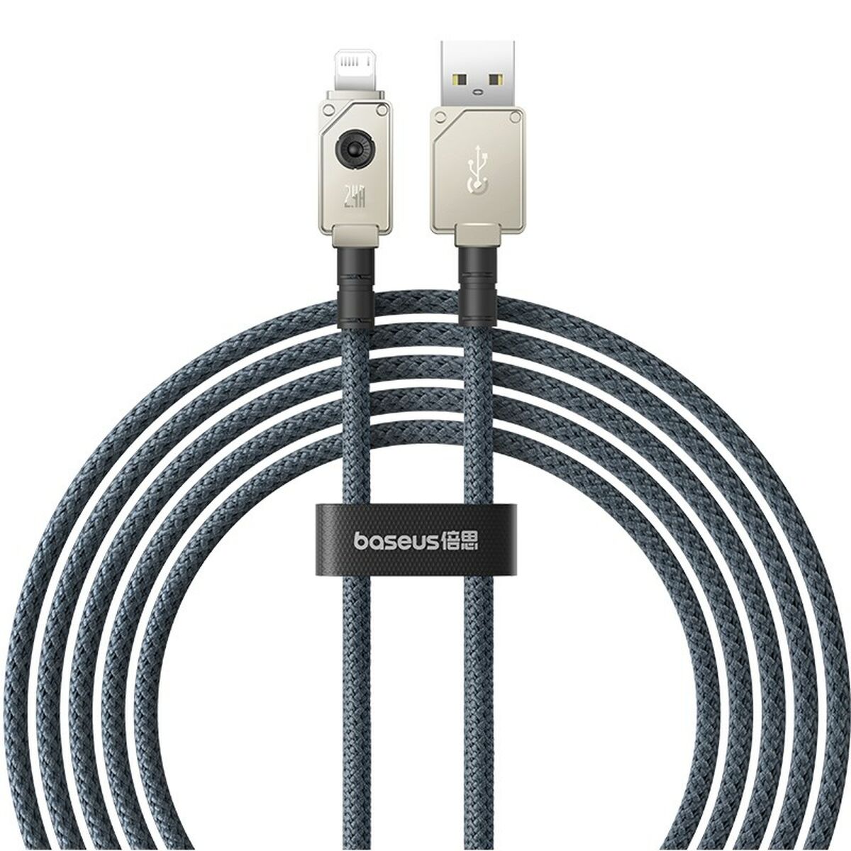 USB to Lightning Cable Baseus P10355802111-01 Black 2 m
