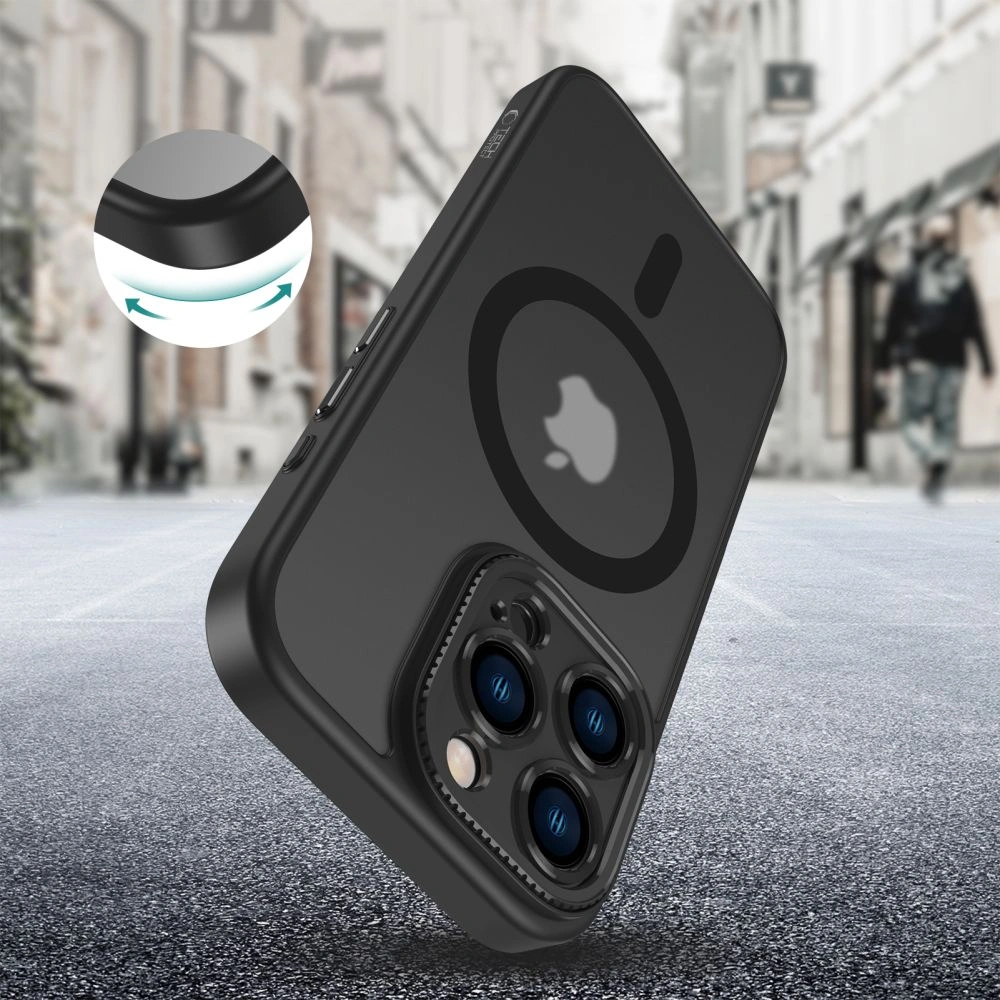 Case Tech-Protect MagCam MagSafe Apple iPhone 16 Pro Max Matte Black