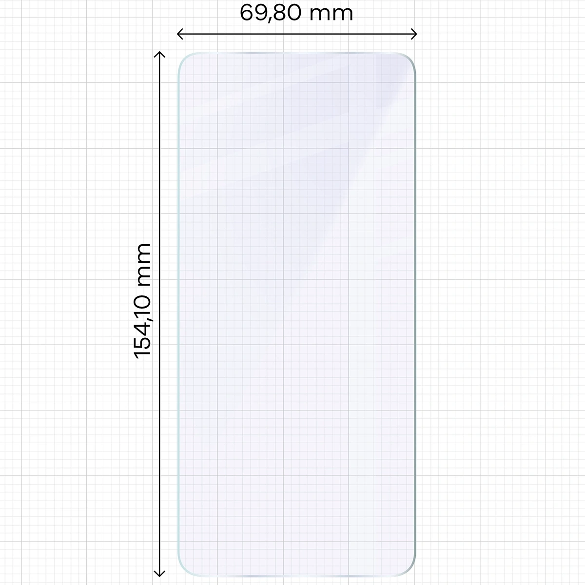 Elastyczne szkło hybrydowe Bizon Glass Mule do Xiaomi POCO F7 Ultra