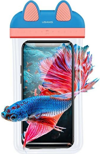 USAMS Waterproof Case 7 inch YD010 blue pink FSD1001