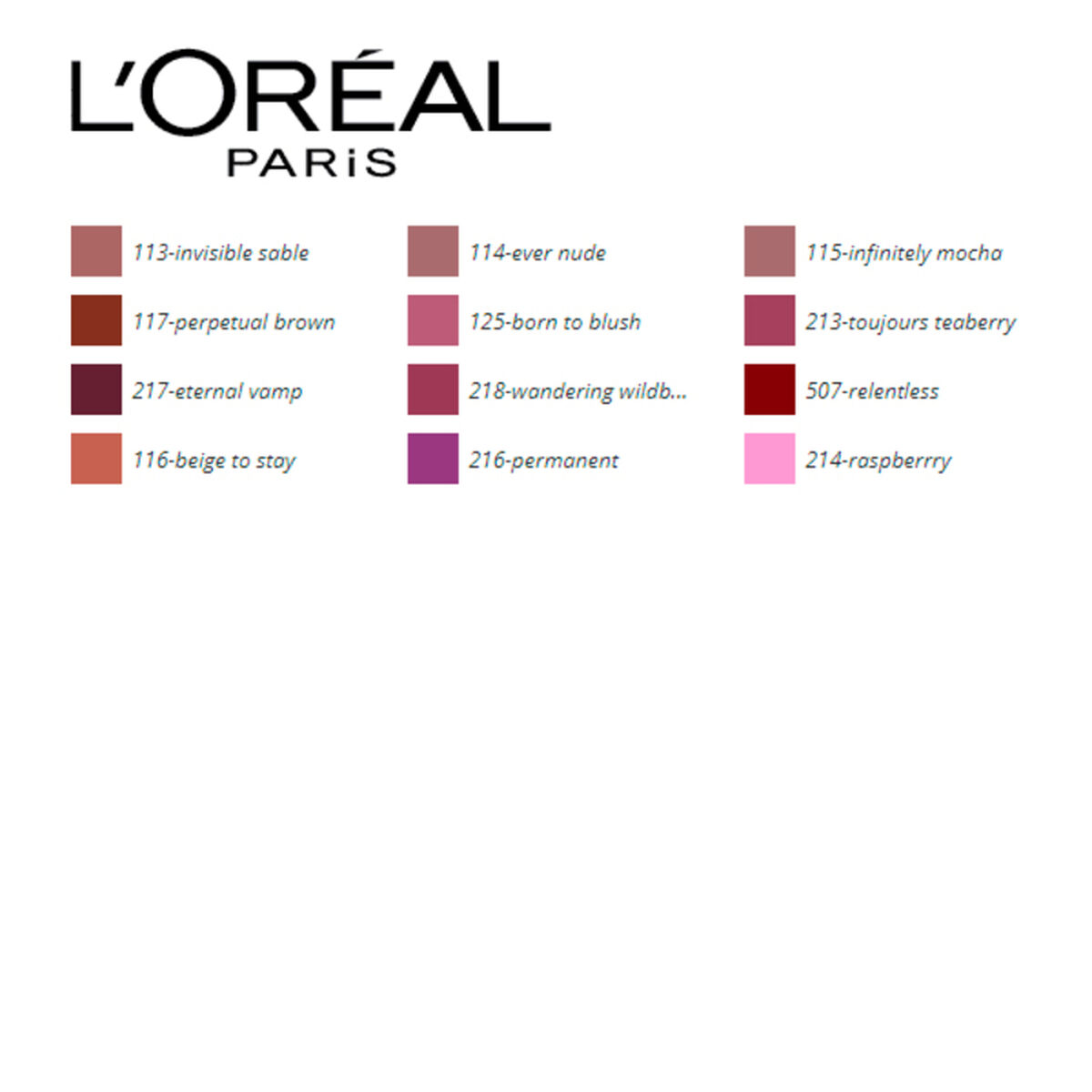 Lipstick Infaillible 24H L'Oreal Make Up Lipstick Infaillible 24H L'Oreal Make Up
