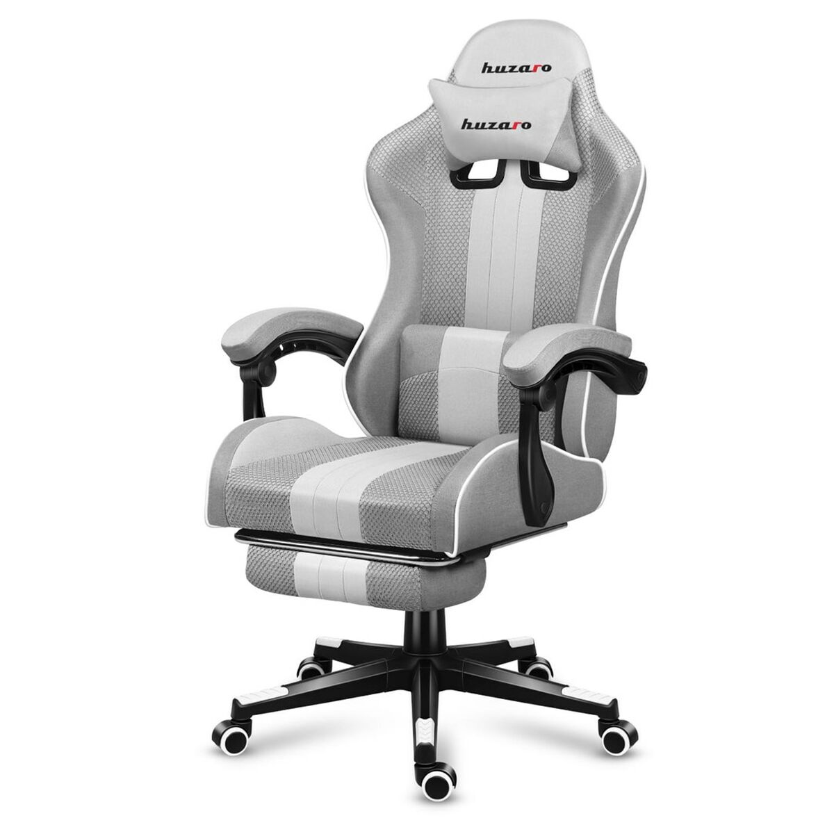 Gaming Chair Huzaro HZ-Force 4.7 White Mesh White Grey Gaming Chair Huzaro HZ-Force 4.7 White Mesh White Grey