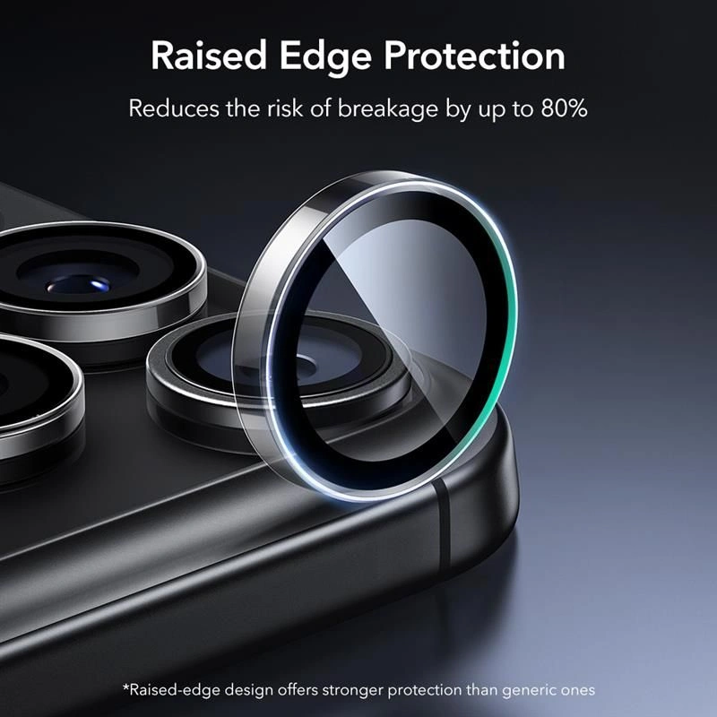 Osłona na aparat ESR Armorite Camera Protector do Apple iPhone 14 Pro / 14 Pro Max / 15 Pro / 15 Pro Max / 16 Pro / 16 Pro Max / 17 Pro / 17 Pro Max Clear