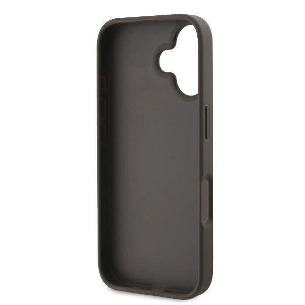 Case Guess GUHCP16S4GMGBR Apple iPhone 16 hardcase 4G Big Logo brown
