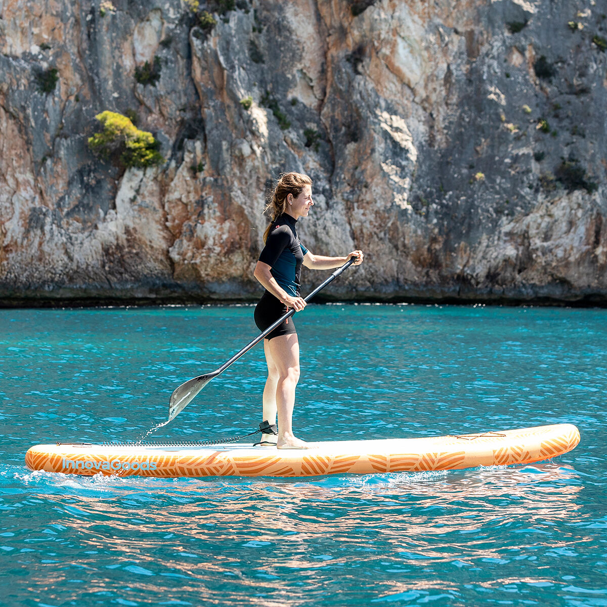 2 in 1 Aufblasbares Paddel-Board mit Sitz und Zubehör Siros InnovaGoods 10'5" 320 cm 2 in 1 Aufblasbares Paddel-Board mit Sitz und Zubehör Siros InnovaGoods 10'5" 320 cm
