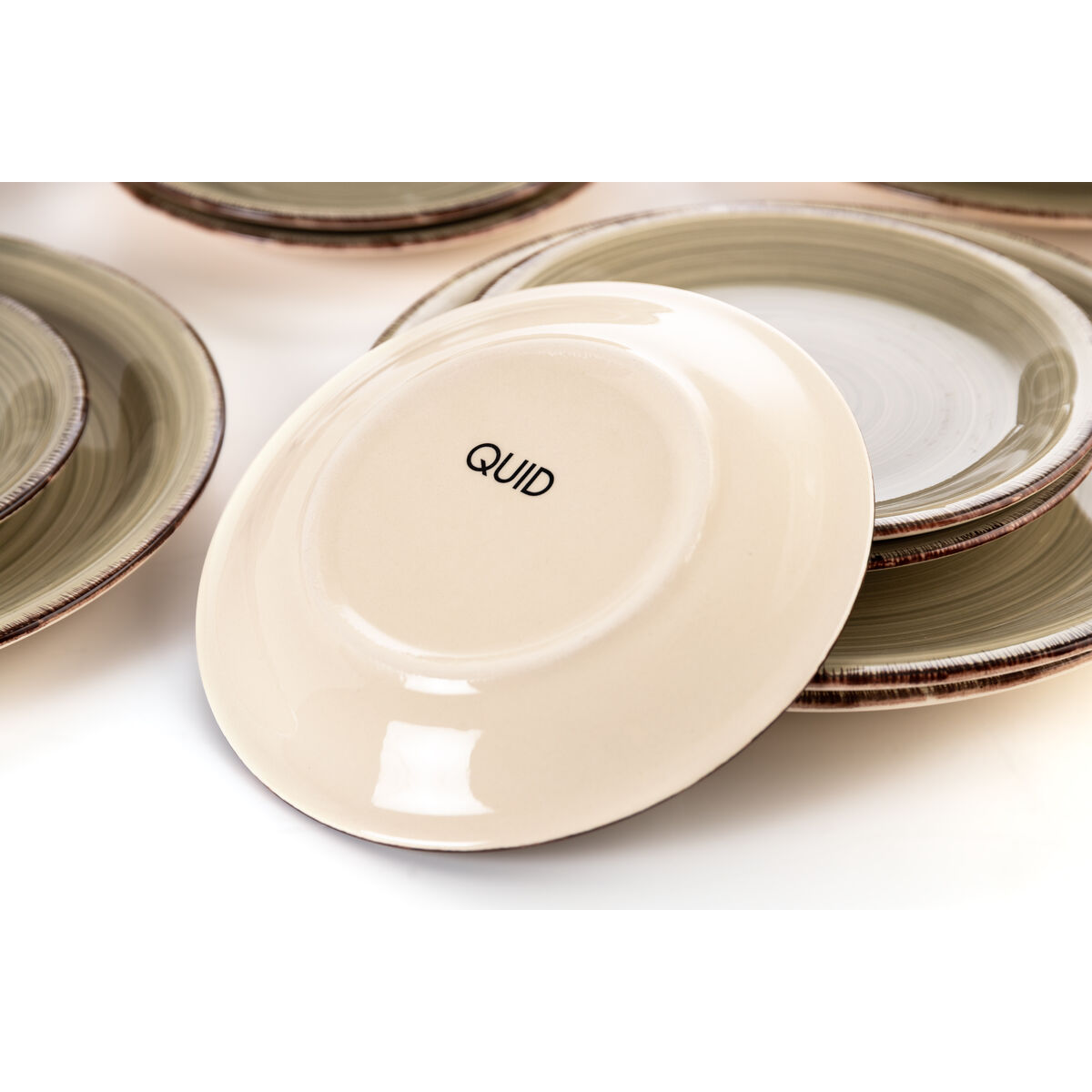 Tableware Quid Vita Natura Green Ceramic 18 Pieces Tableware Quid Vita Natura Green Ceramic 18 Pieces