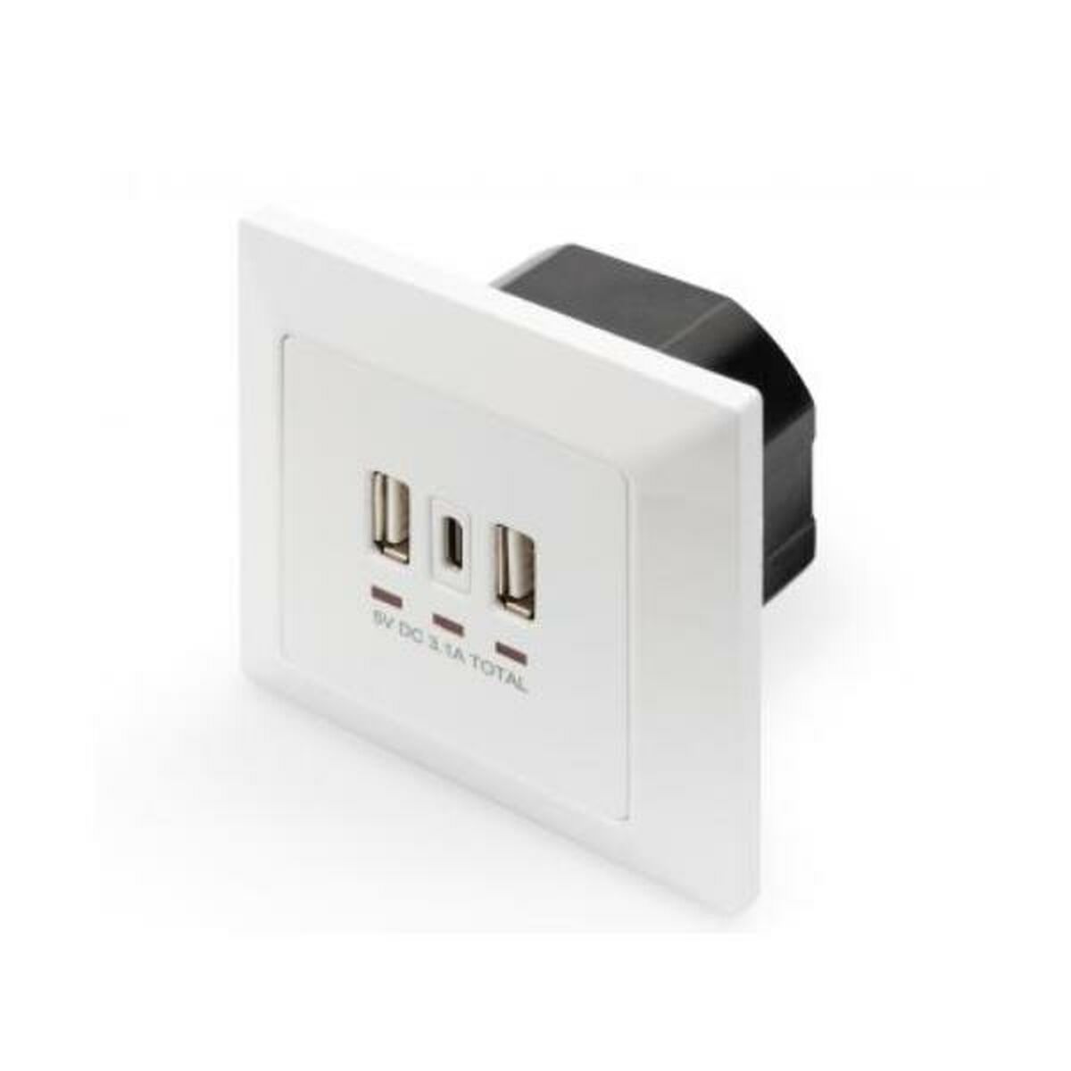 Plug socket Digitus by Assmann DA-70618 White