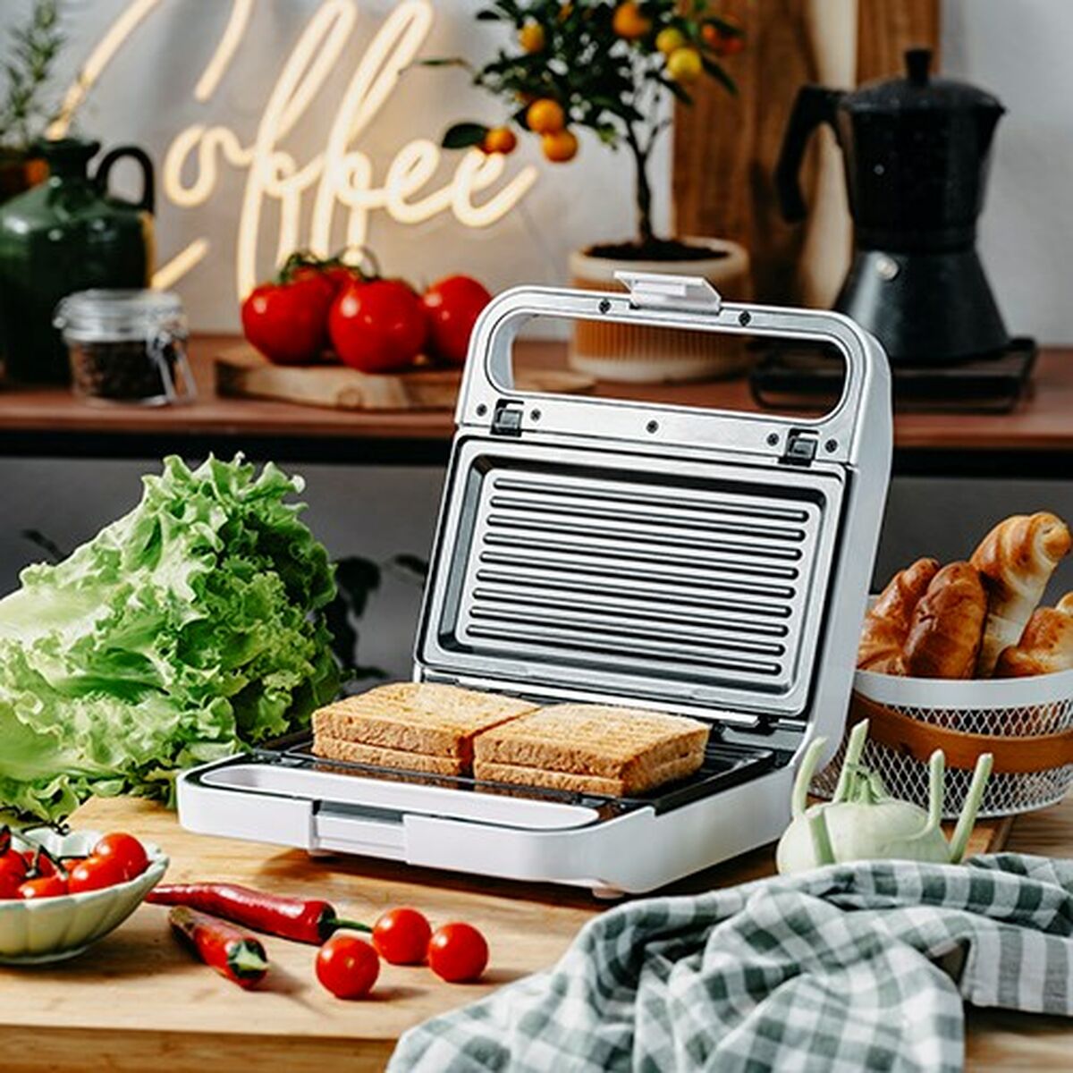 Sandwich Maker Adler AD 3070w White Sandwich Maker Adler AD 3070w White