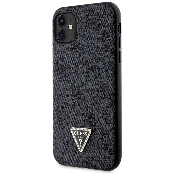 Guess GUHCN61P4TDSCPK Apple iPhone 11/XR hardcase Crossbody 4G Metal Logo black