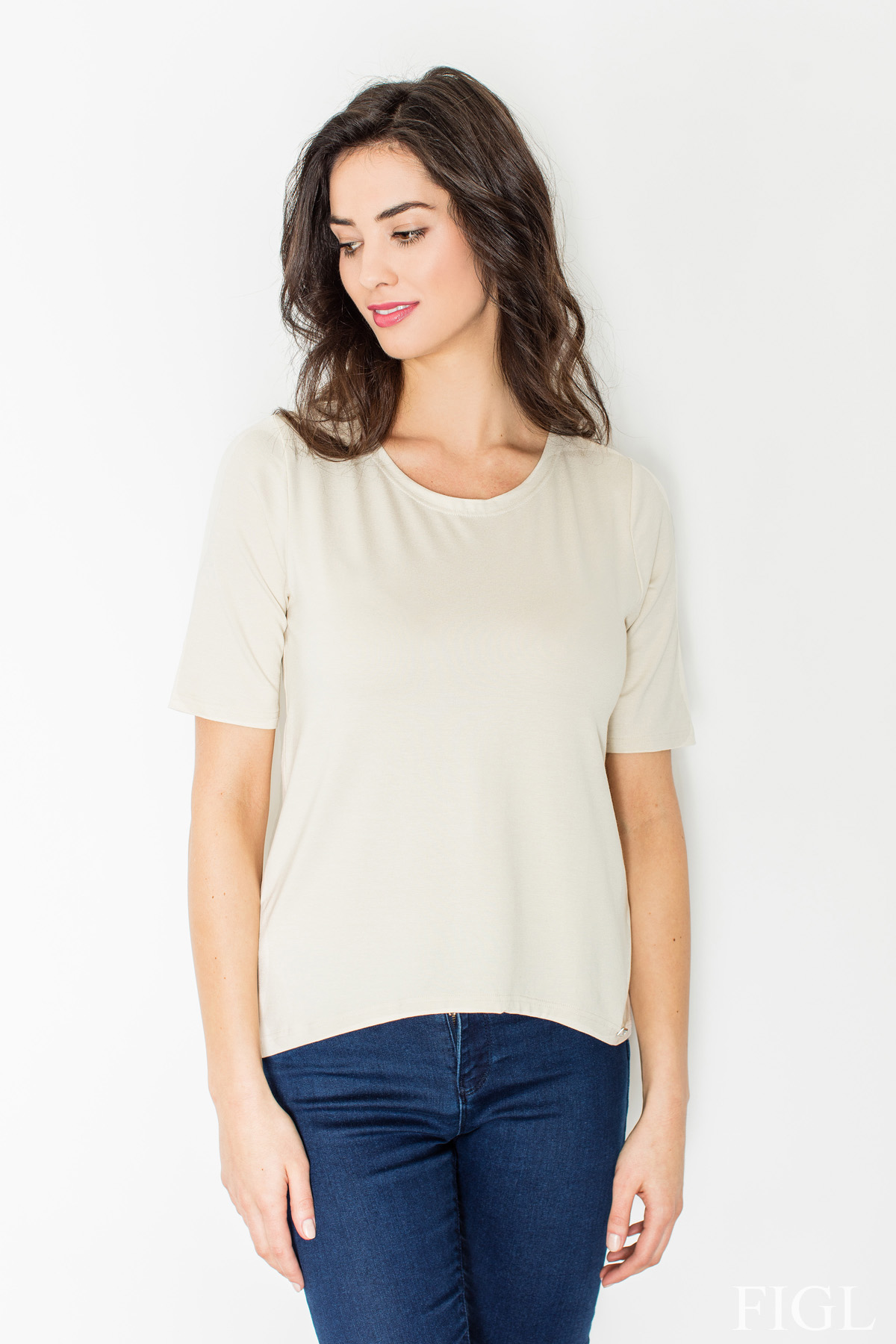 Bluse model 50061 Figl beige Damen