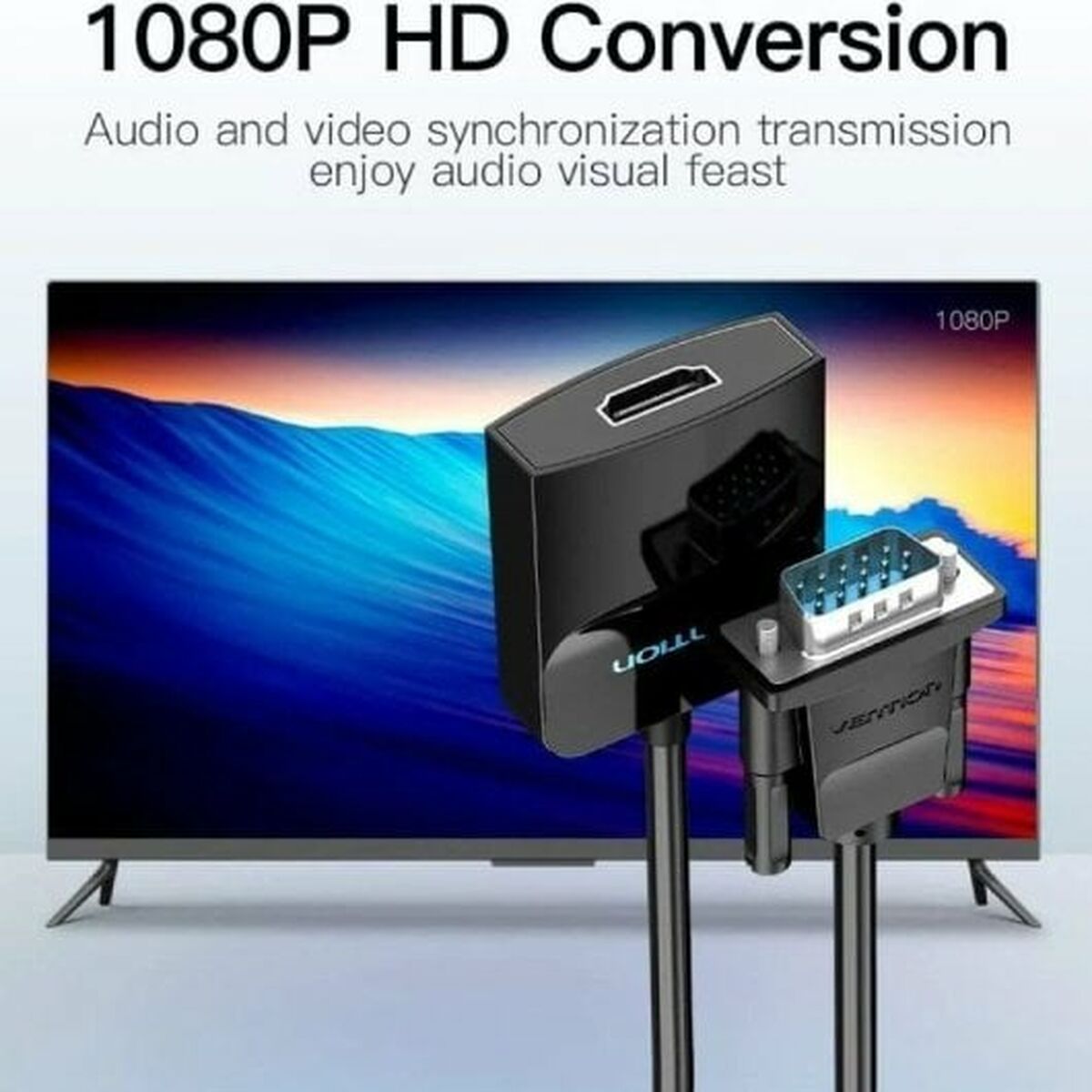HDMI Cable Vention ACNBB Black 15 cm