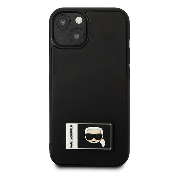 Karl Lagerfeld KLHCP13M3DKPK Apple iPhone 13 black hardcase Ikonik Patch