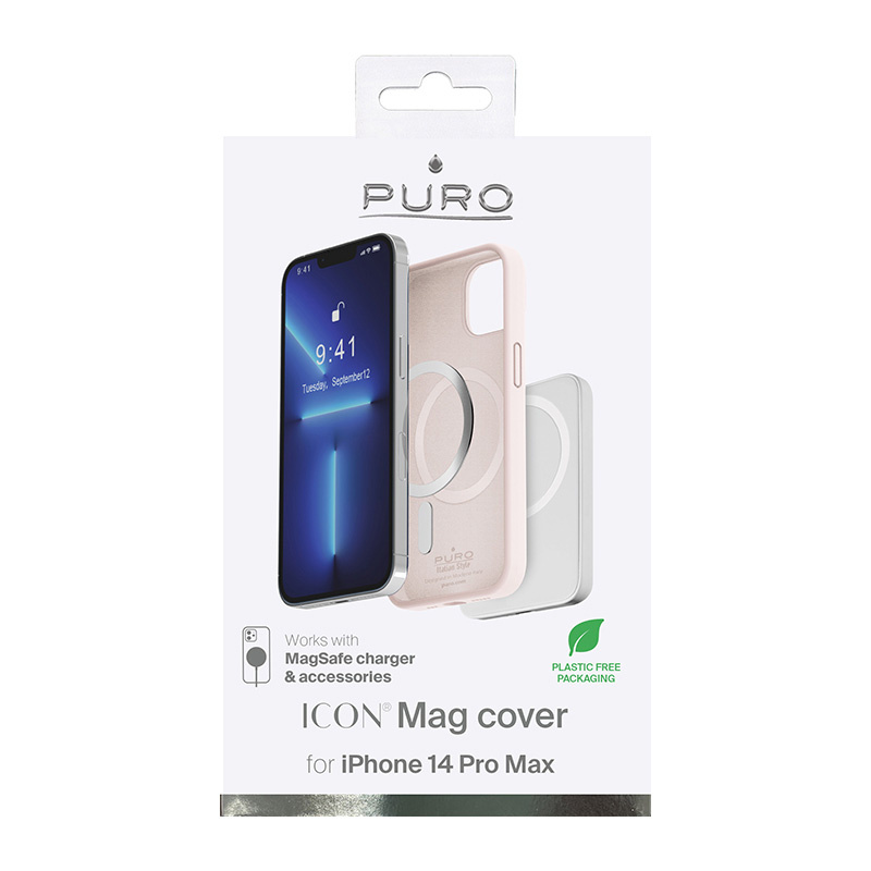 PURO ICON MAG MagSafe Apple iPhone 14 Pro Max (Dusty Pink)
