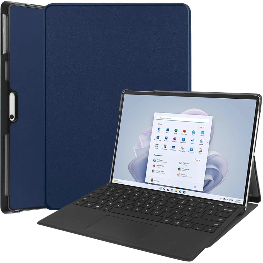 Bizon Case Tab Croc Microsoft Surface Pro 11 / 10 / 9 navy blue