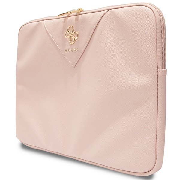 Guess Sleeve GUCS14ZPGSTEGP 14" Triangle 4G pink