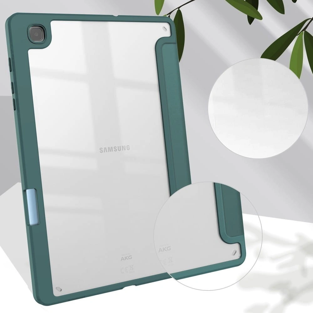 Bizon Case Tab Clear Matt Samsung Galaxy Tab S6 Lite 2024/2022/2020 dark green