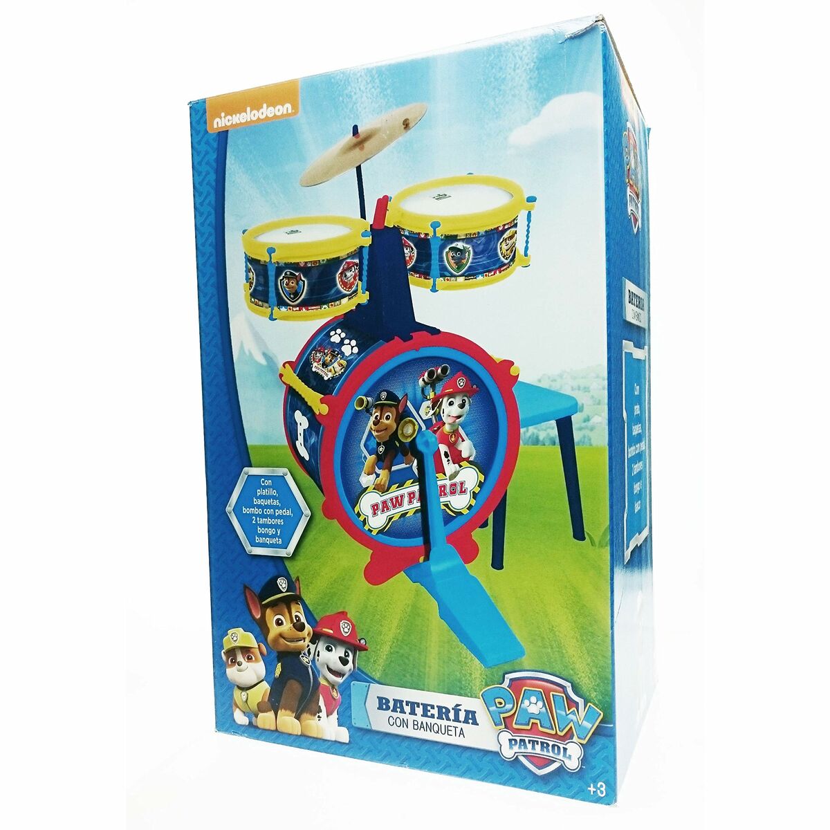 Drums The Paw Patrol 55 x 36 x 38 cm Plastic