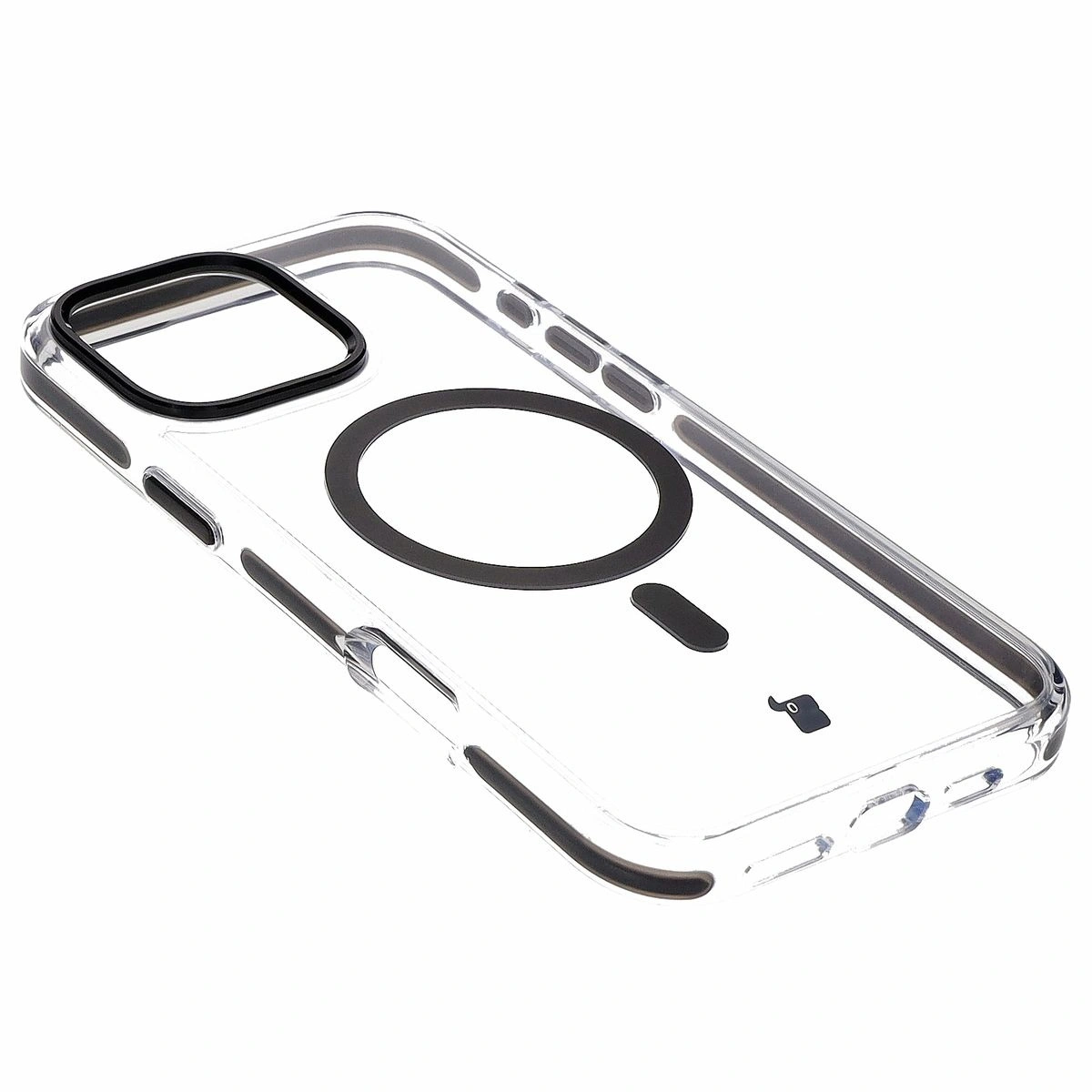 Bizon Case Marco Apple iPhone 16 Pro Max clear with black frame