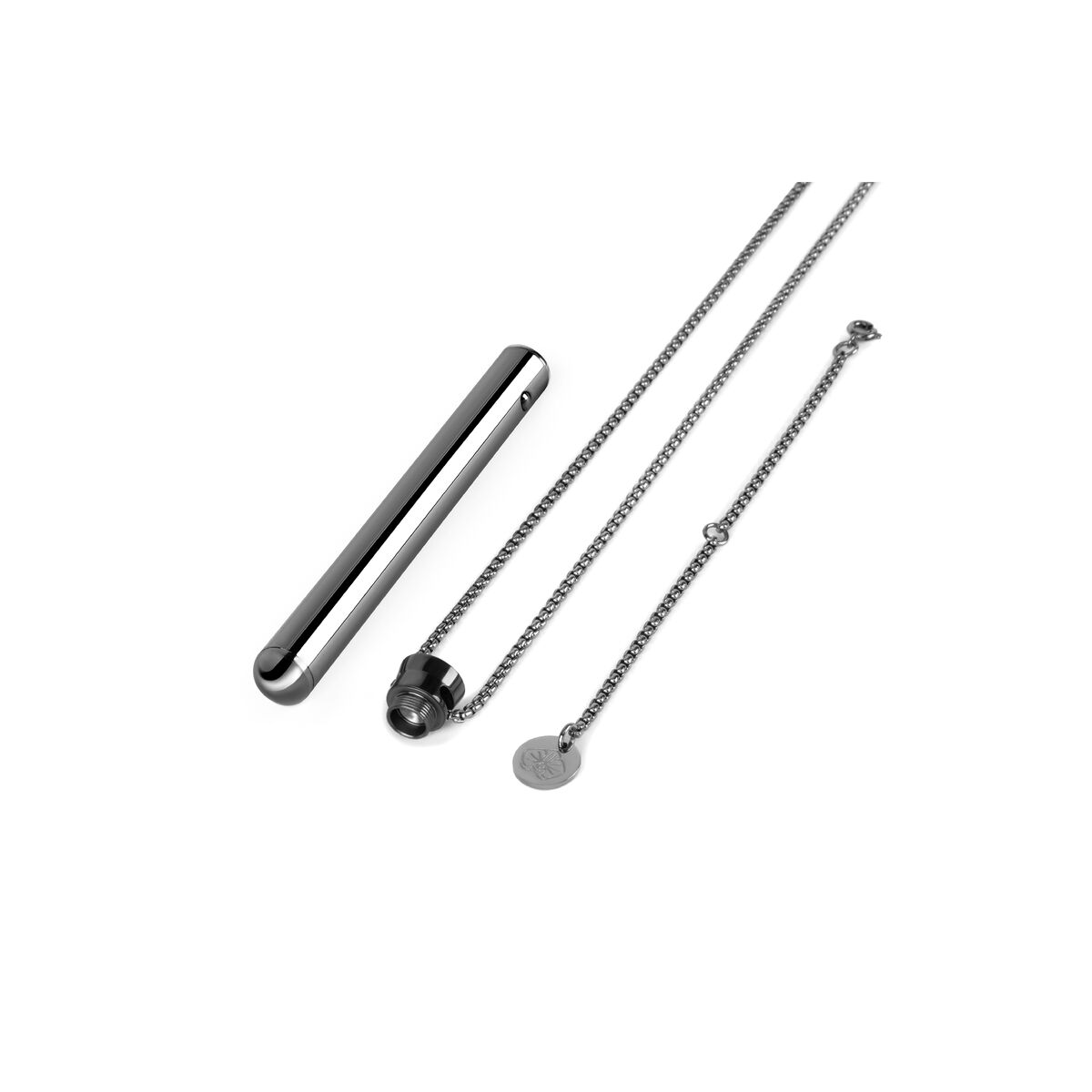Bullet Vibrator Le Wand Necklace Pendant Black Bullet Vibrator Le Wand Necklace Pendant Black