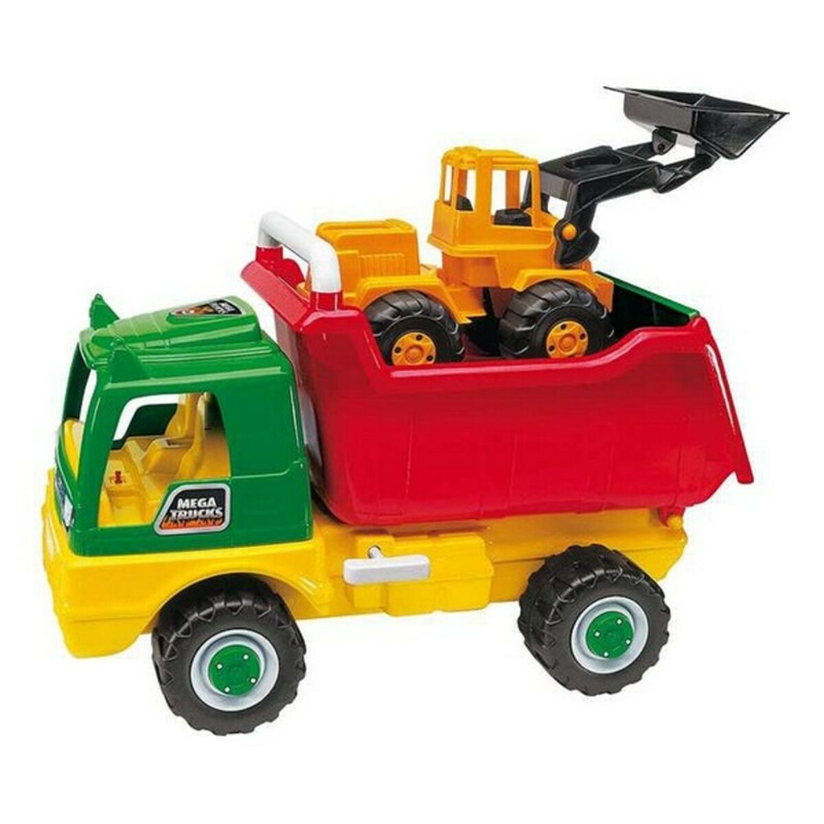 Tipping Truck and Excavator AVC5185 Multicolour 68 x 45 x 32 cm