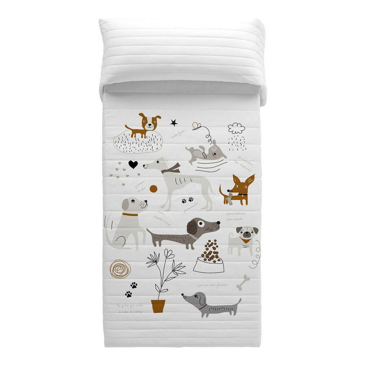 Bedspread (quilt) Panzup Dogs 1 270 x 260 cm