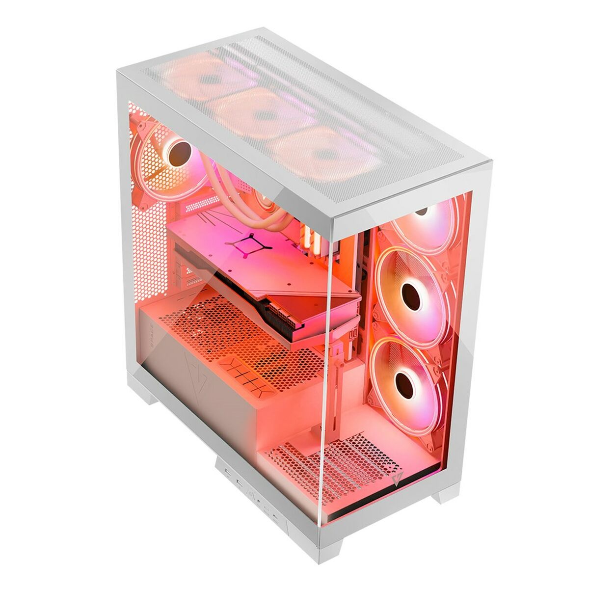 ATX Semi-tower Box Modecom Volcano SPACE APEX ARGB White ATX Semi-tower Box Modecom Volcano SPACE APEX ARGB White