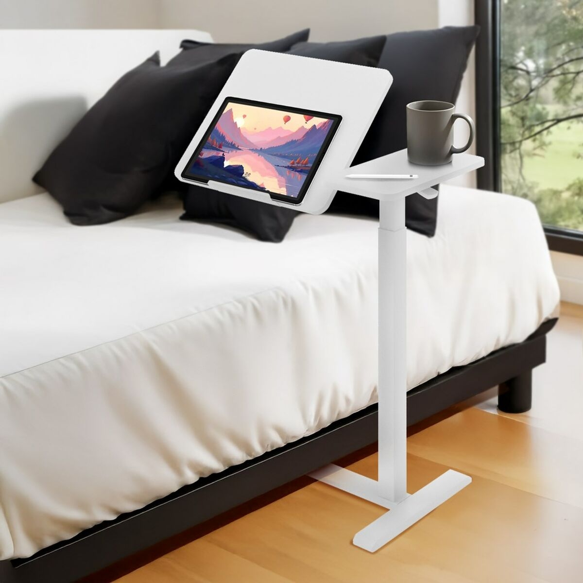 Desk MacLean MC-120 W White Desk MacLean MC-120 W White