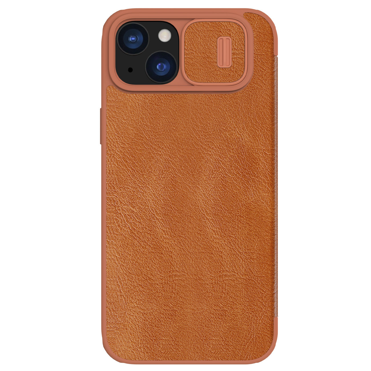 Nillkin Qin Leather Pro with camera cover Apple iPhone 15 Plus / 14 Plus brown