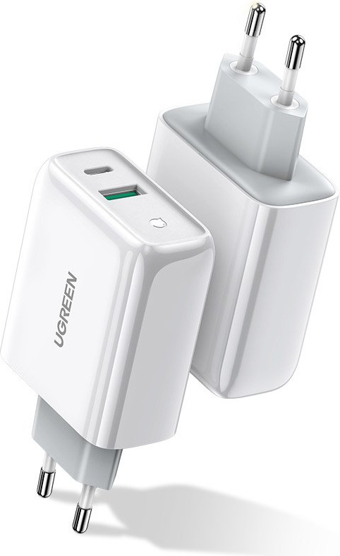 UGREEN CD170 Fast USB Type C / USB Wall Charger 36 W Quick Charge 4.0 Power Delivery white