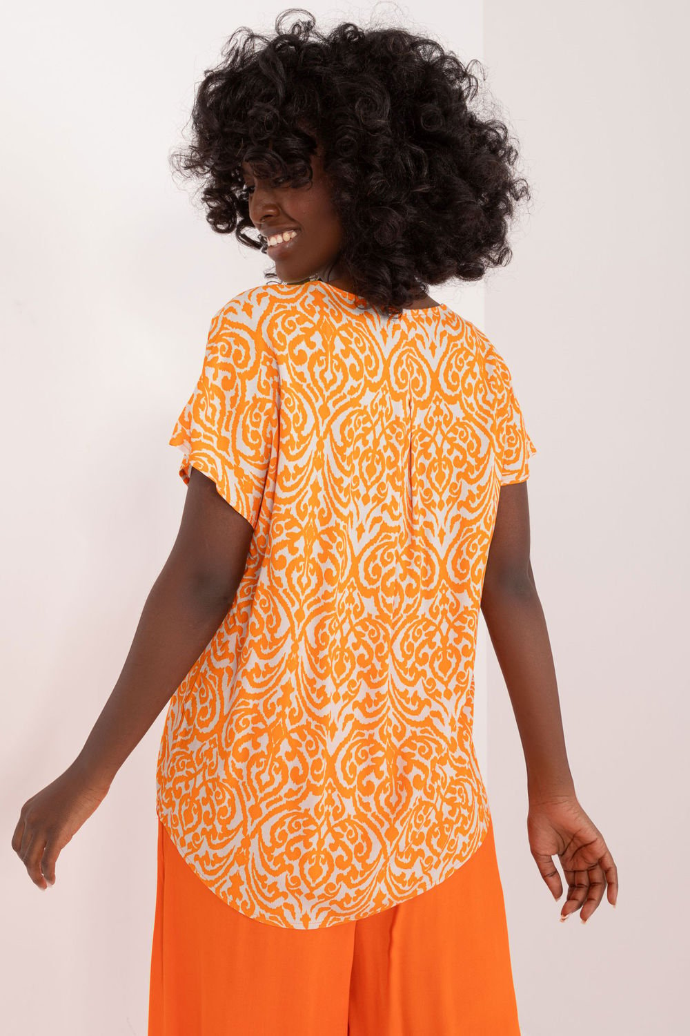  Blouse model 196918 Sublevel  orange