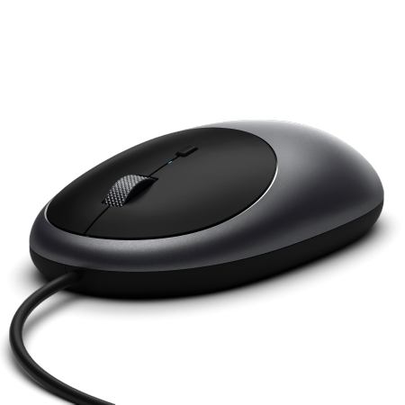 Satechi C1 USB-C Wired Mouse (space gray)