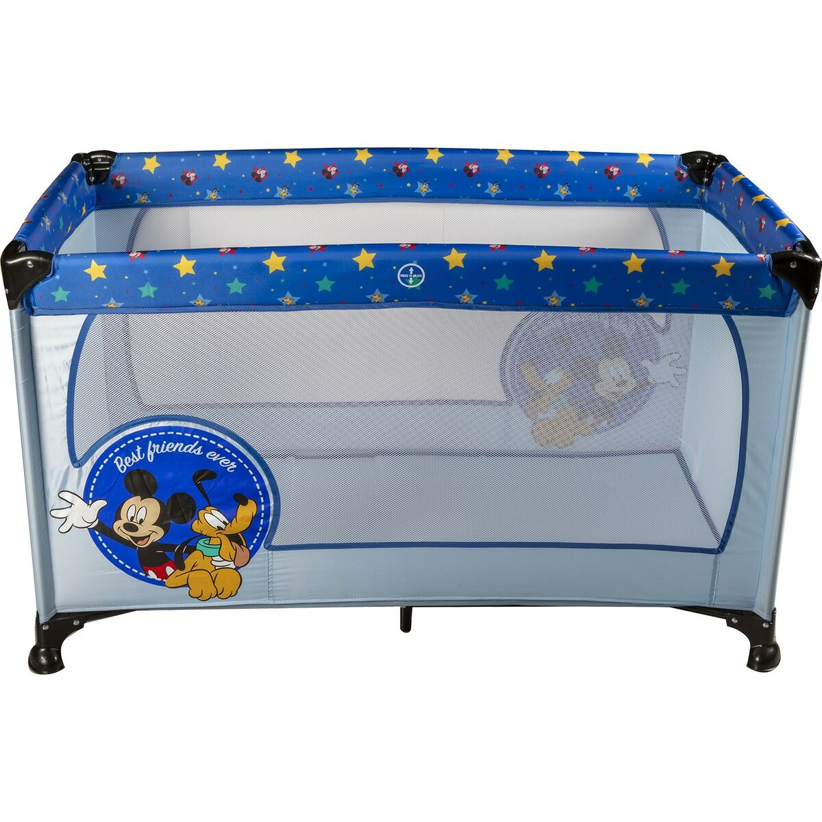 Łóżeczko Podróżne Mickey Mouse CZ10607 120 x 65 x 76 cm Niebieski