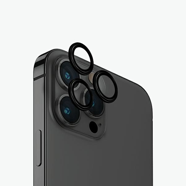 UNIQ Optix Aluminium Camera Lens Protector Apple iPhone 15 Pro midnight black