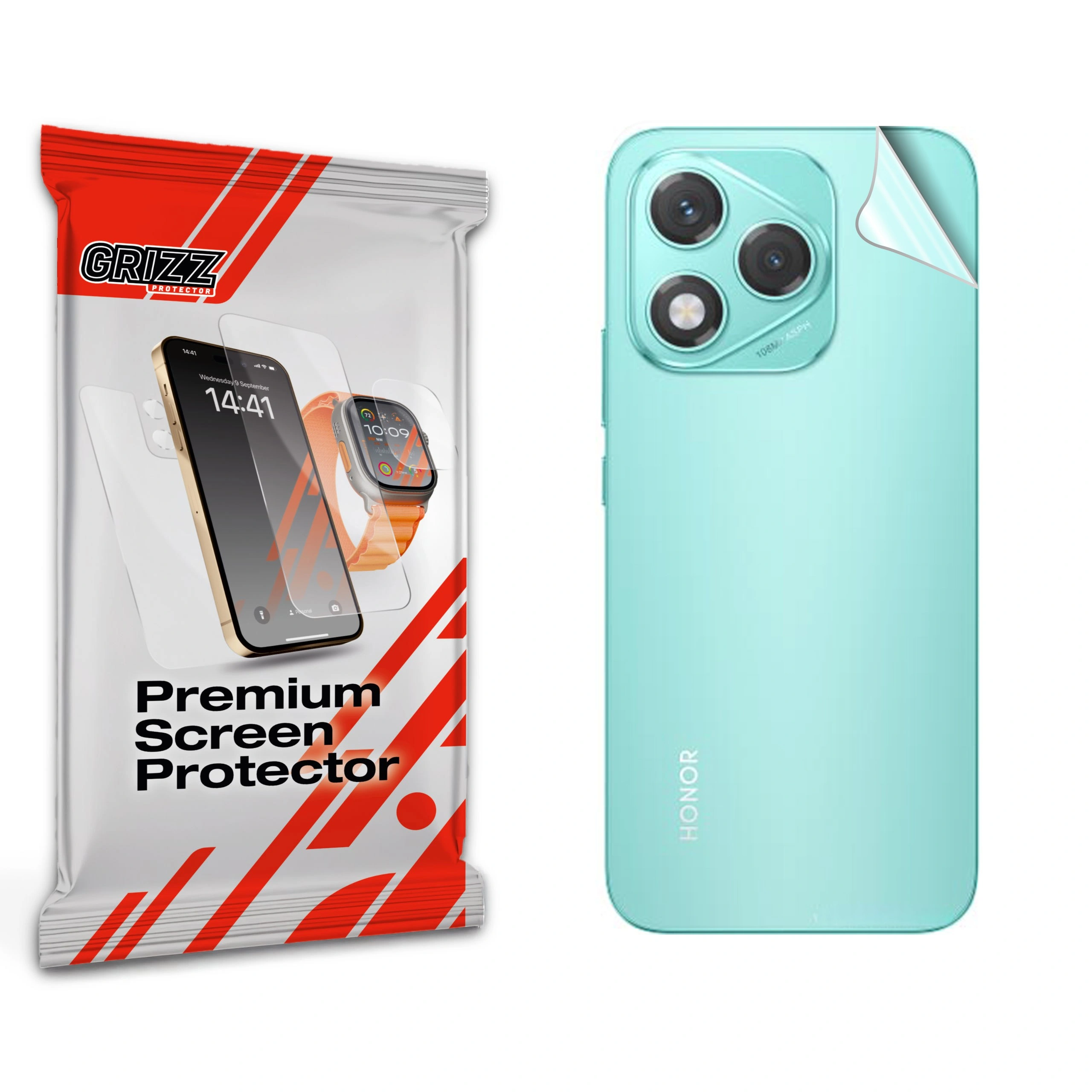 Folia na tył GrizzGlass SatinSkin do Honor 400 Lite