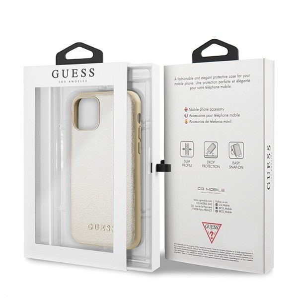 Guess GUHCN58IGLGO iPhone 11 Pro gold hard case Iridescent