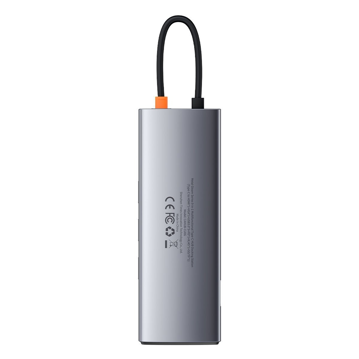 Hub 9in1 Baseus Metal Gleam Series, USB-C to 3x USB 3.0 + HDMI + USB-C PD + Ethernet RJ45 + microSD/SD + VGA