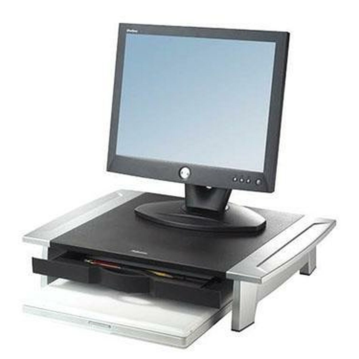 Screen Table Support Fellowes Office Suites Black Silver