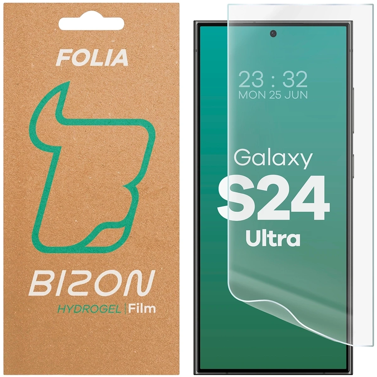 Folia hydrożelowa na ekran Bizon Glass Hydrogel Front do Samsung Galaxy S24 Ultra