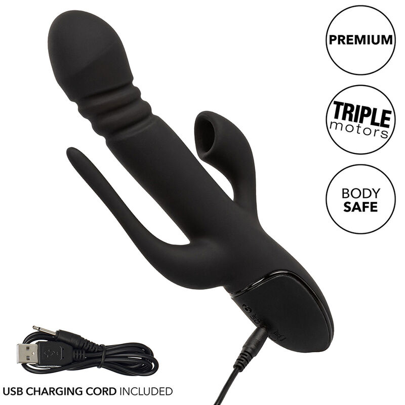 CALIFORNIA EXOTICS - VIBRATOR TRIPLE EUPHORIA BLACK
