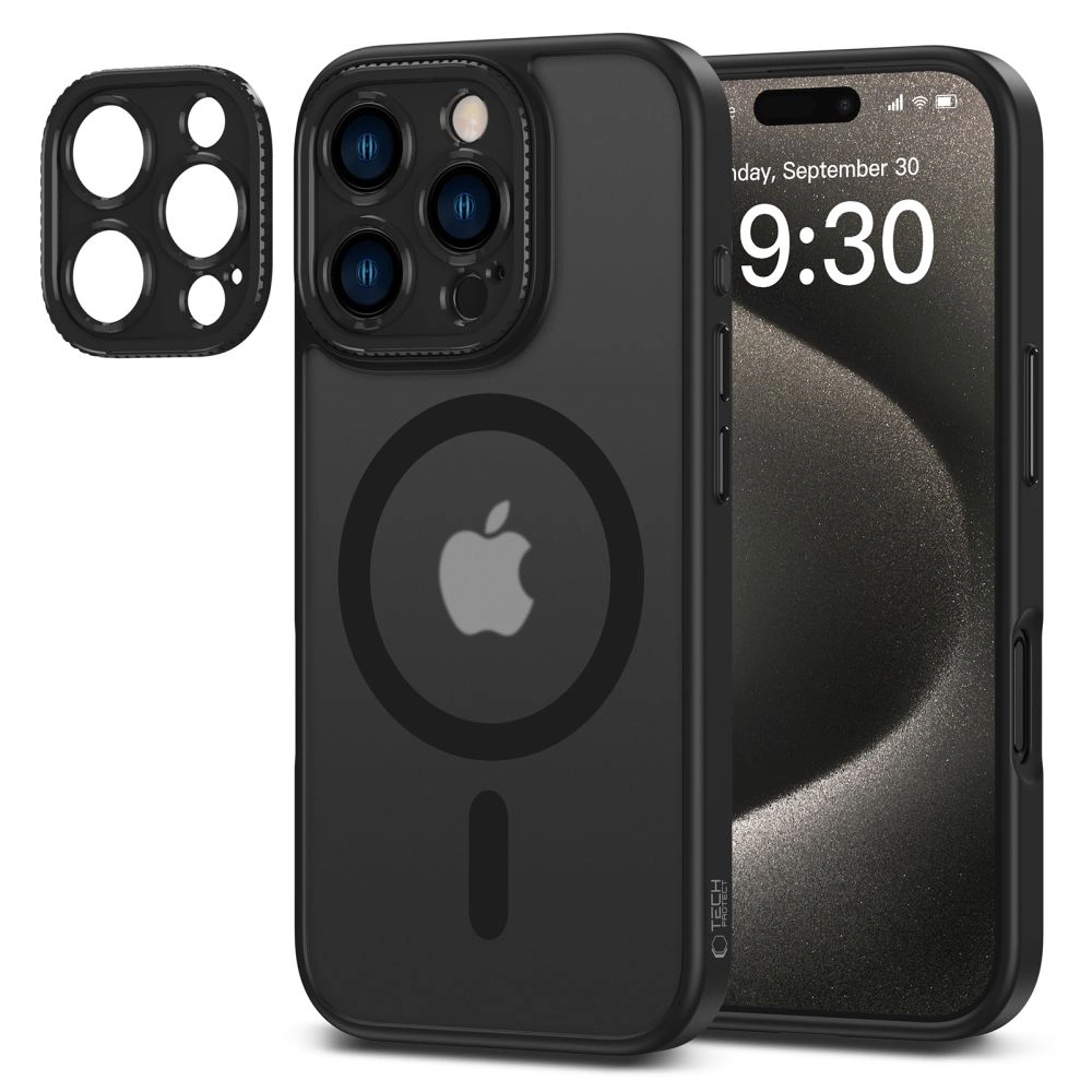 Case Tech-Protect MagCam MagSafe Apple iPhone 16 Pro Max Matte Black