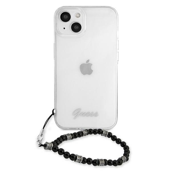 Guess GUHCP13SKPSBK Apple iPhone 13 mini Transparent hardcase Black Pearl