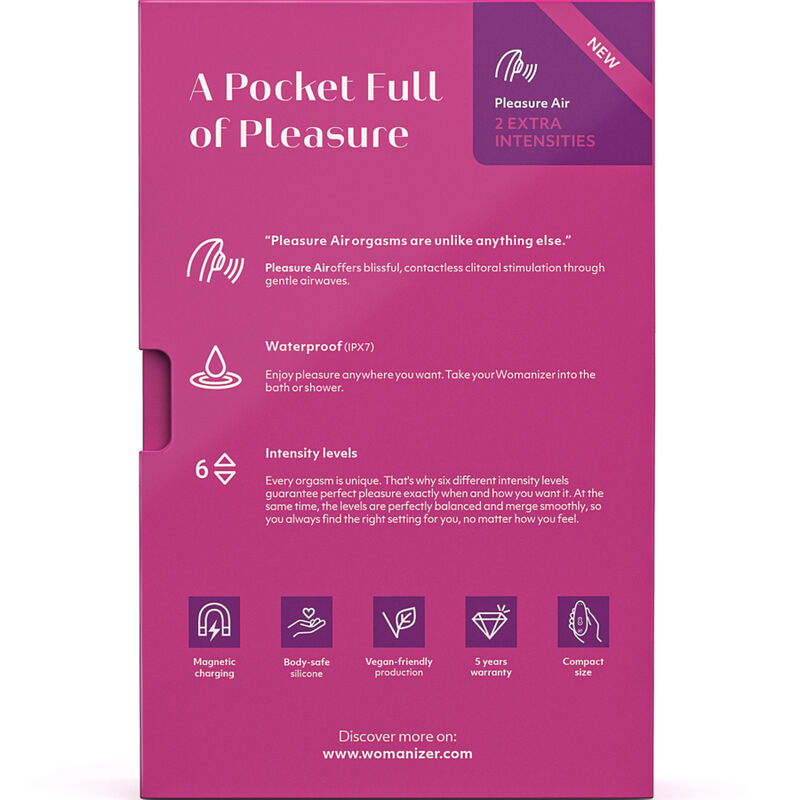 WOMANIZER - STARLET 3 CLITORAL STIMULATOR PINK