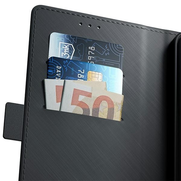 3MK Wallet Case Redmi Note 13 Pro+ Plus black