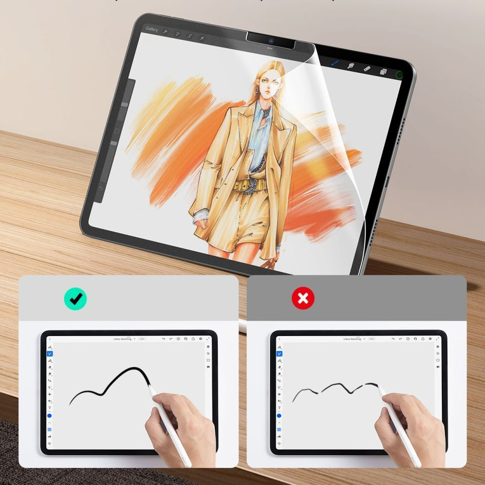 ESR Paper Feel Apple iPad Air 11" 2024 (6 gen) Matte Clear [2 PACK]
