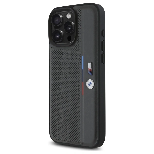 BMW BMHCP16X23PUPVA Apple iPhone 16 Pro Max hardcase M Perforated Tricolor Detail Line anthracite