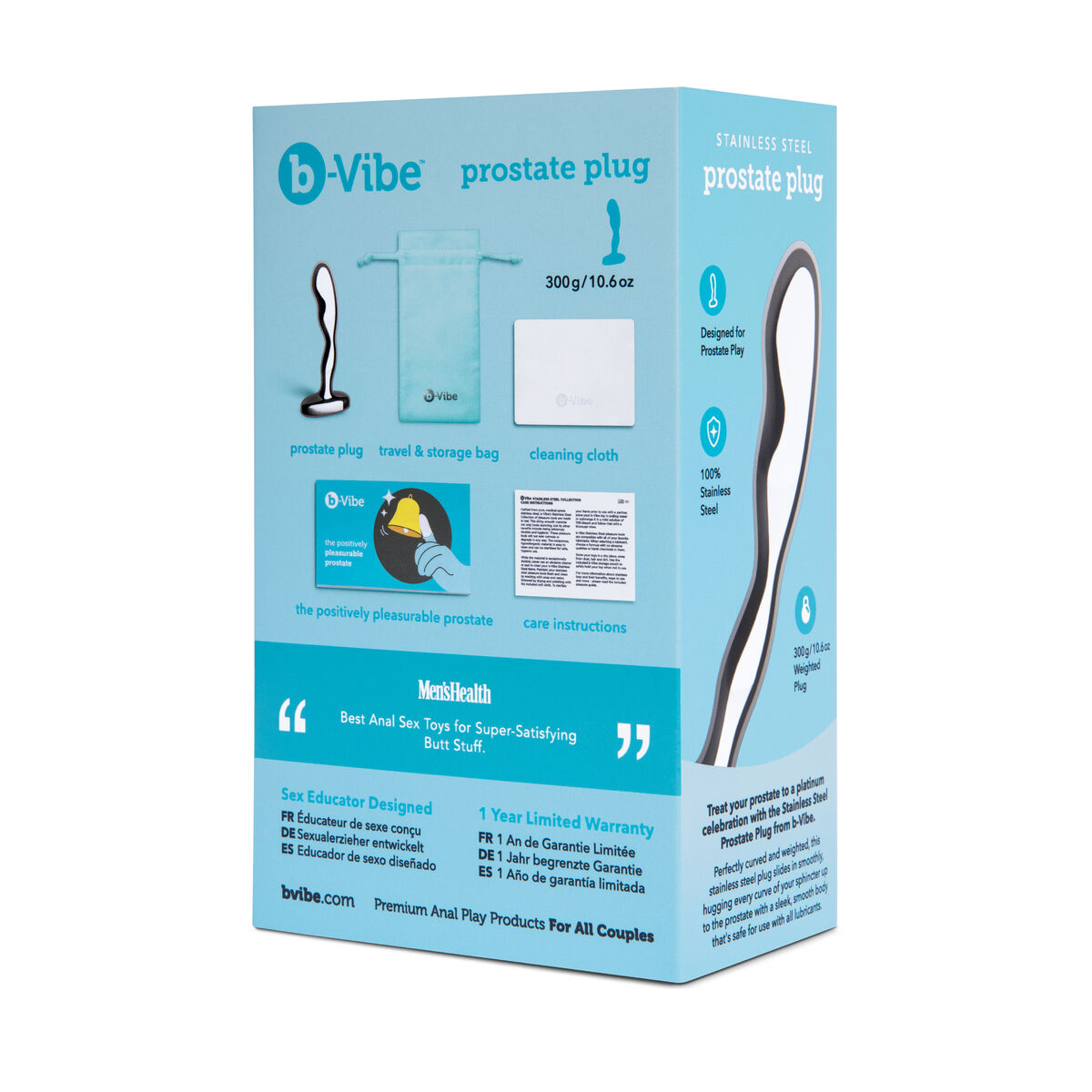 Anal plug B-Vibe Silver