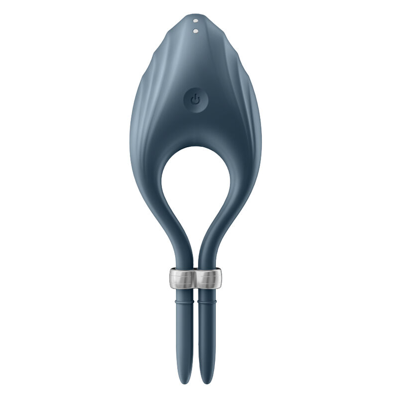 SATISFYER DUELIST RING VIBRATOR - GREY